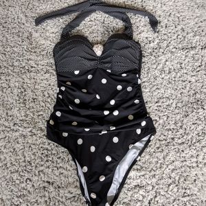 Bleu Rod Beatrice Retro Dots One Piece